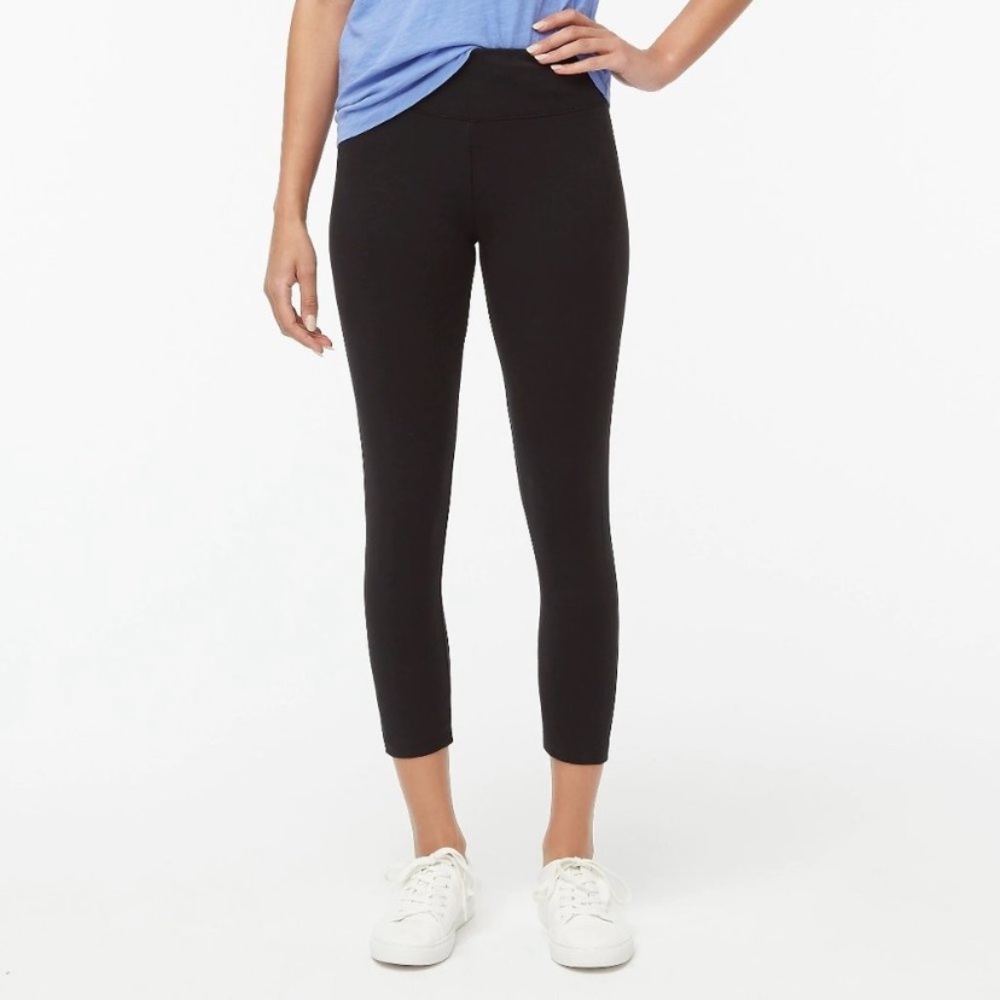 J. Crew Black Cropped Yoga Pants